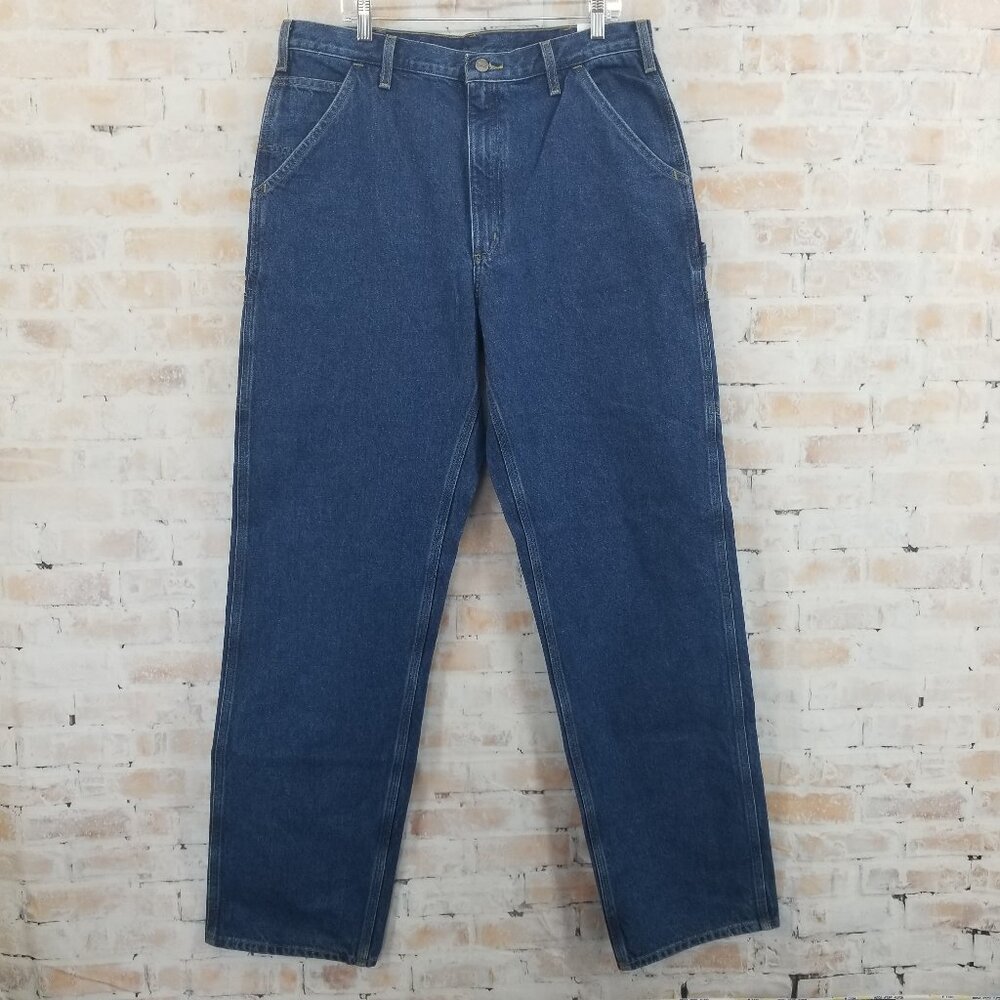 NWT Carhartt B237 DST Original Dungaree Fit Straight leg Jeans Blue 36 x 36